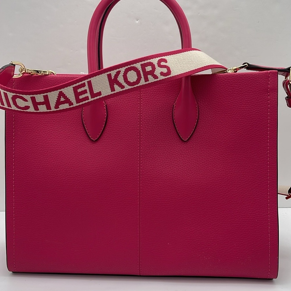 Michael Kors Mirella Md East West Leather Tote Shopper Bag MK EW
Electric Pink - Picture 10 of 16
